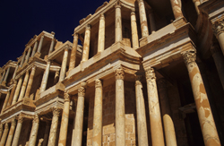 The theatre at Sabratha on the Libyan coast