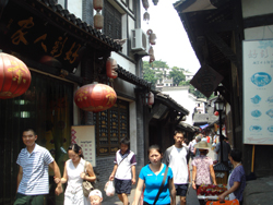Market street in Ciqikou