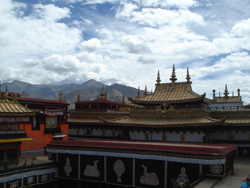 Gilded rooftops of the Jokhang Temple