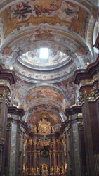 Interior of the Church at Melk Abbey