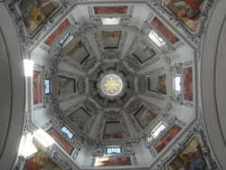 Cuppolla of the Domkirch (Cathedral) in Salzburg, Austria