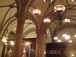 Interior of the Cafe Central - a famous literary hangout in Vienna