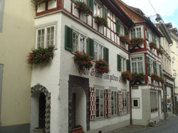 Old town buildings in Bregenz