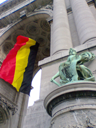 Arcade du Cinquantenaire near the EU district in Brussels