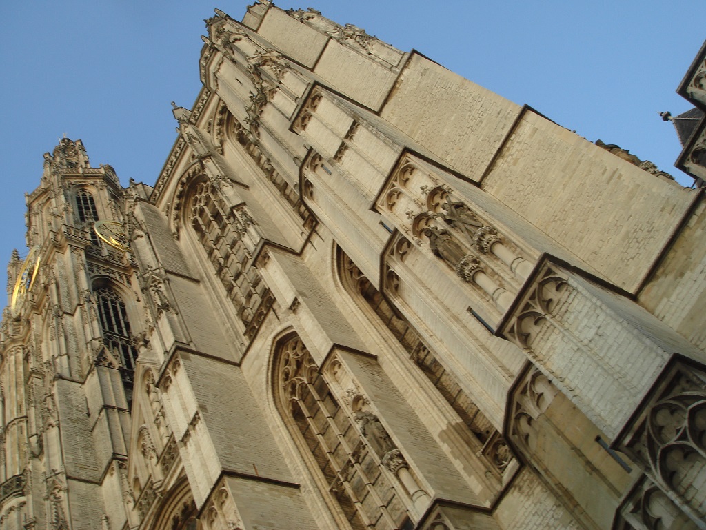 Façade of the Antwerp Cathedral