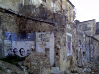 Free graffiti area in Lisbon, Portugal