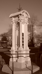 Barometer in the Parco Ciani in Lugano, Ticino