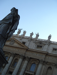 Exterior of the Basilica of San Pietro, Vatican City