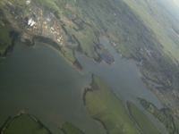 View from the flight from Auckland to New Plymouth