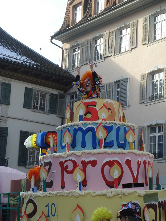 Solothurn - Waggis in the Box at Solothurner Fasnacht