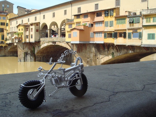 Florence - Ponte Vecchio straddling the Arno