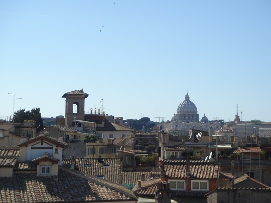 Rome - Skyline with St Peters Basilica in the background