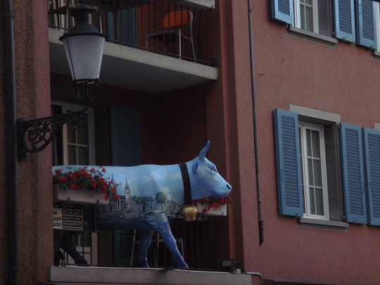 Zürich - Heidi the Niederdorf cow