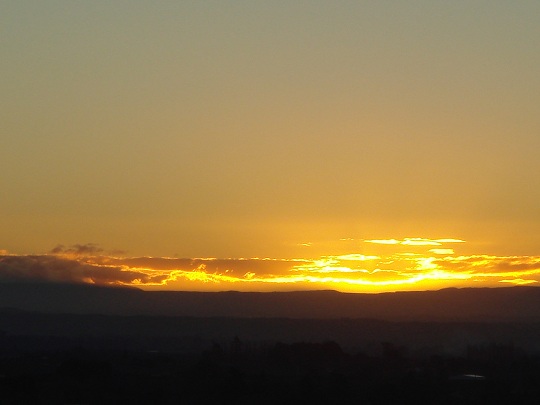 Havelock North - Sunset over Hawkes Bay