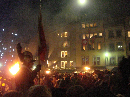 Geneva - mounted knight at the Proclamation at L'Escalade 2010