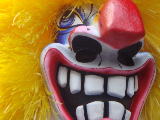 Basler Fasnacht - closeup of a Waggis