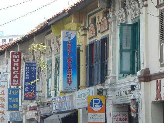 Singapore - signs of Little India by day