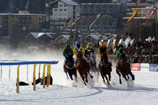 St Moritz - gallops at White Turf