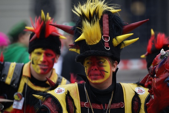 Berne - costumed Fasnachtler