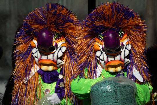 Basel Fasnacht - pair of Waggis