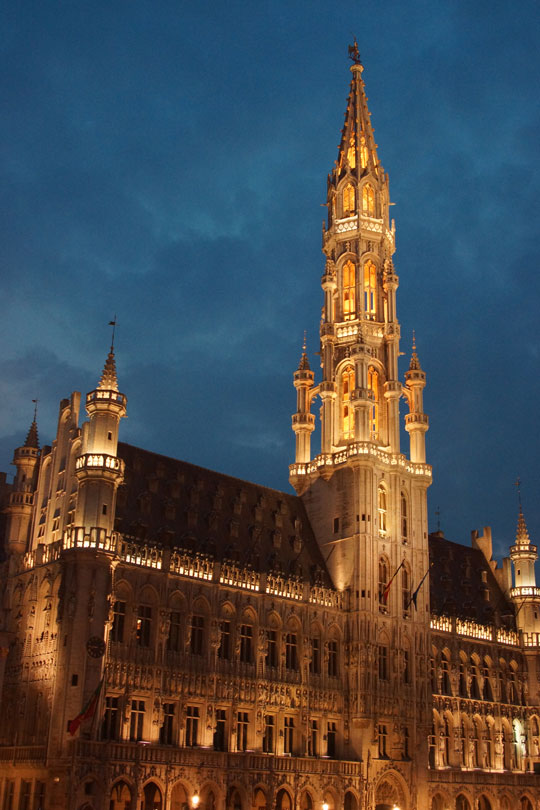 Brussels - City Hall on the Grand Place