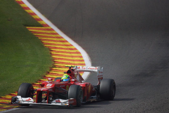 Spa Francorchamps - Felipe Massa at the 2012 Belgian Grand Prix