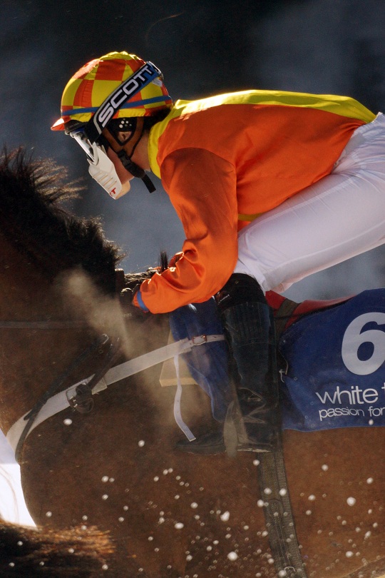 St Moritz - Jockey at White Turf